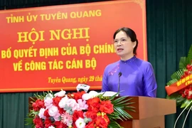 Bà Hà Thị Nga làm Bí thư tỉnh ủy Tuyên Quang
