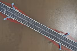 Chiêm ngưỡng cầu Bến Rừng 2.000 tỷ sắp thông xe