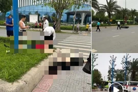 Vợ tử vong, chồng bị thương vì tai nạn trong KĐT ở Hà Nội