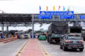 Mức thu phí đường bộ mới chuẩn bị được áp dụng từ 1/2