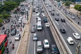 Ô tô được đi vào làn khẩn cấp vành đai 3 Hà Nội