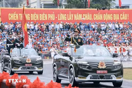 Hào hùng Lễ diễu binh, diễu hành kỷ niệm 70 năm chiến thắng Điện Biên Phủ 