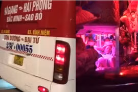 Xe khách 43 chỗ nhồi nhét 90 người