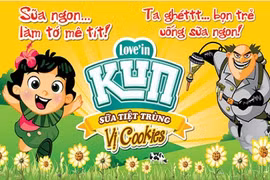 Hương vị sữa mới thơm lừng trẻ em mê tít