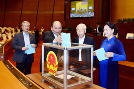 Quốc hội đã hoàn tất việc bỏ phiếu tín nhiệm đối với 48 chức danh lãnh đạo