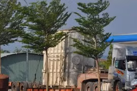 Xe siêu trọng chở "hàng khủng" EVN miền Nam... có giấy phép đặc biệt?