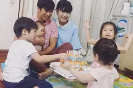 Ca sĩ Lý Hải đón sinh nhật giản dị bên vợ con