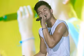 Trọng Hiếu khuấy động sân khấu Lễ hội Âm nhạc ĐNA