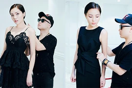 Kỳ Duyên gợi cảm với đầm đen của Đỗ Mạnh Cường