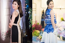 Á hậu Dương Tú Anh đọ sắc cùng Hoa hậu Ngọc Hân