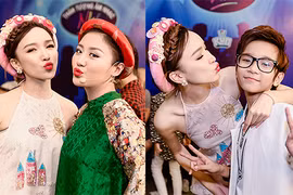 Thảo My nhí nhảnh ở hậu trường Vietnam Idol Kids