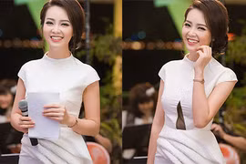 Á hậu Thụy Vân đeo đồng hồ 450 triệu đi sự kiện