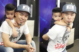 NS Huy Tuấn khoe con trai ở hậu trường Vietnam Idol 2016