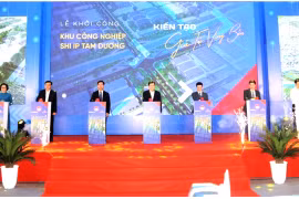 Vĩnh Phúc khởi công xây dựng khu công nghiệp 162ha