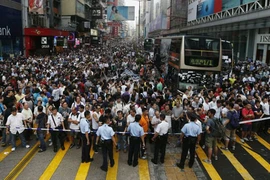Người biểu tình Hồng Kông âm mưu tổ chức phong trào mới