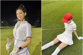 Gu thời trang đánh golf của Hiền Hồ sang chảnh, độc đáo cỡ nào?
