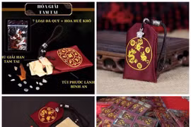 Thị trường túi giải hạn tam tai năm Nhâm Dần sôi động với nhiều mức giá