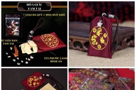Thị trường túi giải hạn tam tai năm Nhâm Dần sôi động với nhiều mức giá