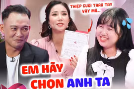 Chấp nhận ghi tên mình vào thiệp cưới, cô nàng “quay xe” bất ngờ