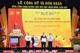 Bà Rịa – Vũng Tàu: Huyện Châu Đức đạt chuẩn nông thôn mới