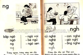 Ký ức ùa về qua bộ sách Học vần lớp 1 năm 1977