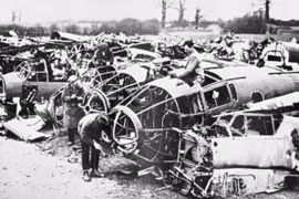 Kết cục thê thảm của máy bay Đức trong trận chiến nước Anh