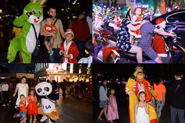 Người dân TP HCM tràn ngập các nẻo đường đón Giáng sinh 2018