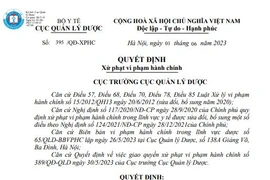 Vì sao Công ty Cổ phần Dược phẩm Việt Hà bị phạt 100 triệu đồng?