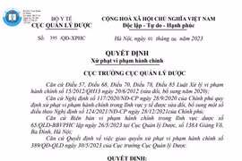 Vì sao Công ty Cổ phần Dược phẩm Việt Hà bị phạt 100 triệu đồng?