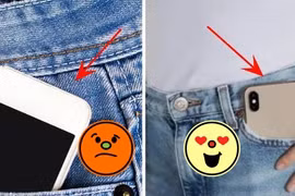 Nên đặt màn hình ở phía nào khi đút điện thoại vào túi quần?