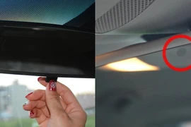 Chấm đen trên gương chiếu hậu lắp trong ô tô có tác dụng của gì?
