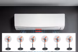 1 điều hòa bằng bao nhiêu quạt?