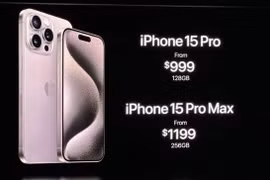 iPhone 15 Pro và 15 Pro Max giúp Apple phá kỷ lục mới