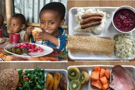 Bữa trưa trong trường học trên thế giới có những món gì?