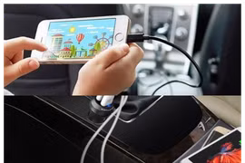 Vì sao không nên sạc điện thoại trên ô tô?