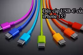 iPhone 15 sẽ đi kèm cáp sạc USB-C có nhiều màu sắc?