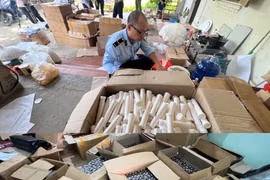 Đột kích cơ sở sản xuất thực phẩm chức năng giả tại Hà Nội