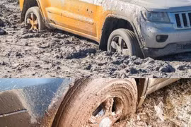 Mẹo xử lý ô tô bị sa lầy mùa mưa bão đơn giản, hiệu quả