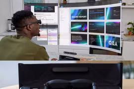 Lộ diện máy tính xách tay không cần dùng màn hình 