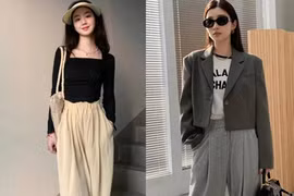Mẫu quần lười tạo trend, bạn gái lên đồ thanh tao, thoát tục