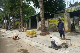 Cận cảnh gói thầu nâng cấp vỉa hè hơn 12 tỷ tại TP Bà Rịa