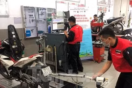 Sở Giao thông Vận tải Hà Nội được kiểm định khí thải xe máy