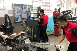 Sở Giao thông Vận tải Hà Nội được kiểm định khí thải xe máy