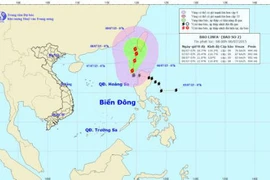 Bão Linfa đang tiến vào Biển Đông