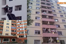 Liên tiếp xảy ra tai nạn chung cư ở Linh Đàm