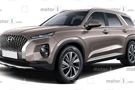 Xe SUV cơ bắp 8 chỗ - Hyundai Hyundai Palisade lộ diện 