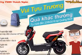 Vui tựu trường – Quà khác thường khi mua xe điện Anbico