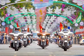 Gần 100 môtô Harley-Davidson ra mắt Clb HD - TP HCM 