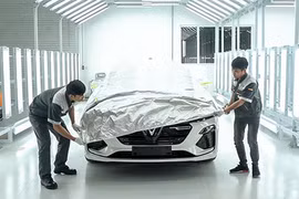 Hãng ôtô VinFast chạy thử 58 xe Lux và Fadil tại Việt Nam