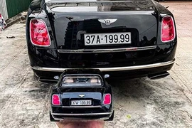 Xe siêu sang Bentley Mulsanne biển "tứ quý 9" ở Nghệ An